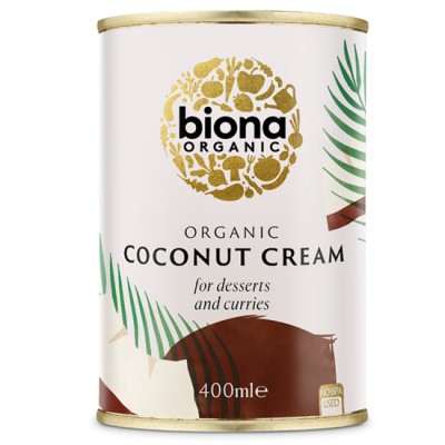 Βιολογική Vegan Κρέμα Καρύδας Χωρίς Ζάχαρη Biona 400gr