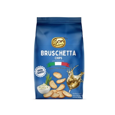 Μπρουσκέτες Φούρνου με Γεύση Sour Cream & Onion Gudobelle 70gr