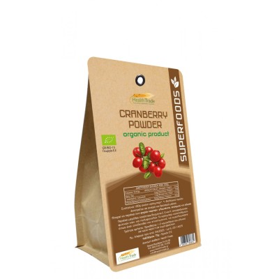 Βιολογικό Cranberry σε Σκόνη Χωρίς Ζάχαρη Health Trade 75gr