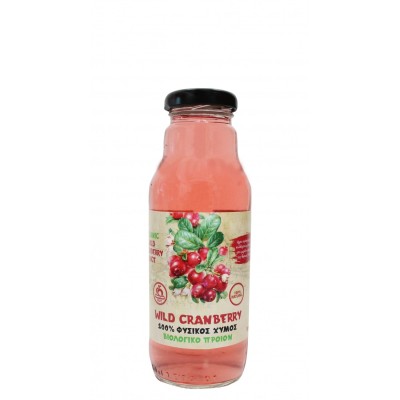 Βιολογικός Φυσικός Οσμωτικός Χυμός Cranberry Χωρίς Ζάχαρη Health Trade 300gr