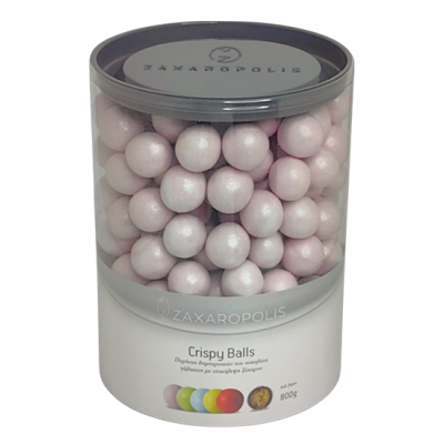 Κουφέτα Crispies Περλέ Ροζ 800gr