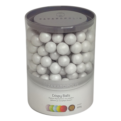 Κουφέτα Crispies Λευκό Περλέ 800gr
