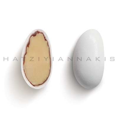 Κουφέτα Αμυγδάλου Supreme Βανίλια Λευκό, Ματ Hatziyiannakis 4kg