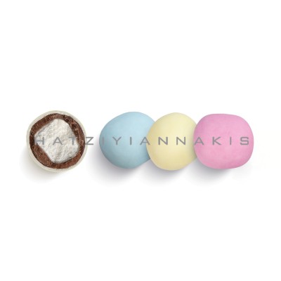 Κουφέτα Marshmallow Twist Γεύση Τσιχλόφουσκα Πολύχρωμο Hatziyiannakis 3kg