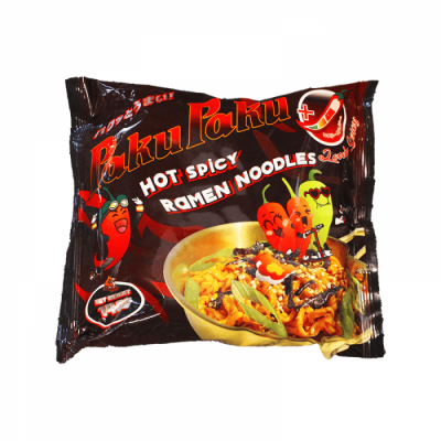 Στιγμιαία Ramen Noodles Spicy Pakupaku 140gr