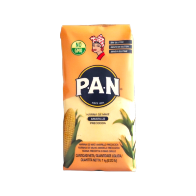 Αλεύρι Καλαμποκιού Κίτρινο Χωρίς Γλουτένη Pan 1kg