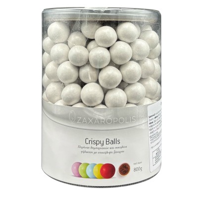 Κουφέτα Crispies Λευκό Περλέ 800gr