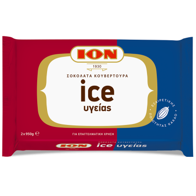 Σοκολάτα Κουβερτούρα ICE Υγείας 56% Κακάο σε Πλάκα ION 1,9kg