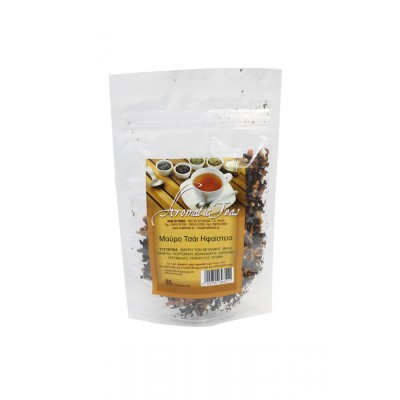 Μάυρο Τσάι με Γεύση Μήλο, Κανέλα, Πορτοκάλι & Μπαχαρικά Health Trade 50gr