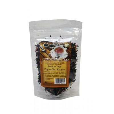 Μάυρο Τσάι με Γεύση Πορτοκάλι-Κανέλα Health Trade 50gr