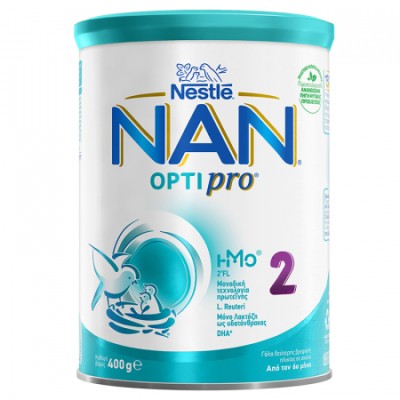 Βρεφικό Γάλα σε Σκόνη NAN OPTIPRO 2 (6+ μηνών) Nestle 400gr