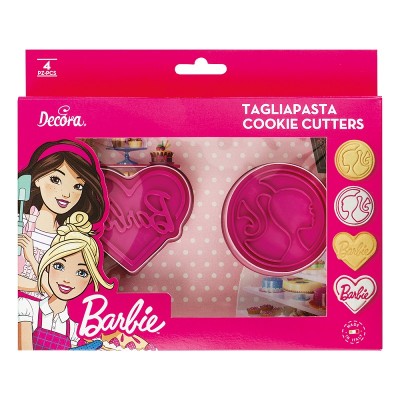Κουπάτ & Σφραγίδα Barbie 6,5x2,2cm x4