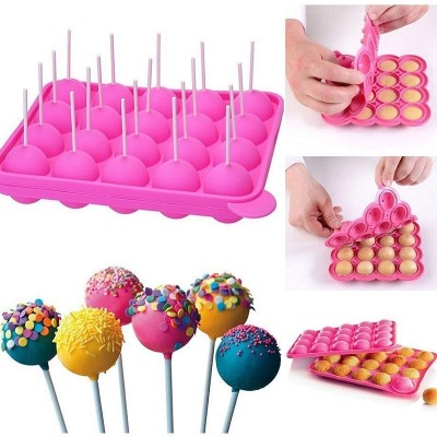 Φόρμα Σιλικόνης Cake Pops x16 - 3cm 