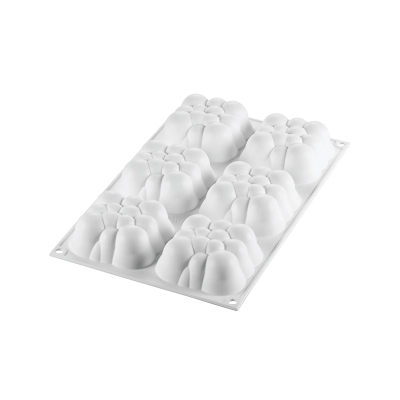 Φόρμα Σιλικόνης 3D Μίνι Σύννεφο 6 θέσεων 71x71x34mm