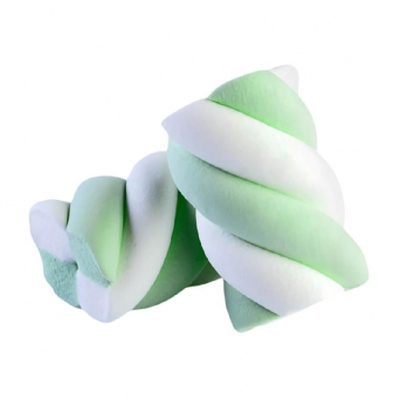 Marshmallows Twist Βεραμάν-Λευκό 1Kg