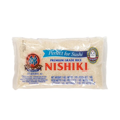 Ρύζι για Sushi Medium Grain Nishiki 1kg