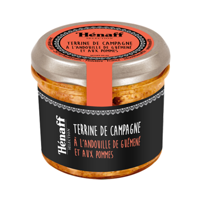 Τερρίνα με Λουκάνικο Αντουίλ και Μήλο Hénaff 90gr