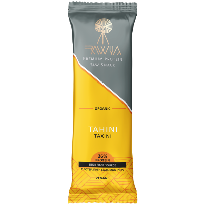 Βιολογική Vegan Μπάρα Πρωτεΐνης με Ταχίνι Χωρίς Ζάχαρη/Γλουτένη Rawyal 50gr