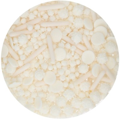 Κας Κας Sprinkles Mix Λευκό 65g Funcakes