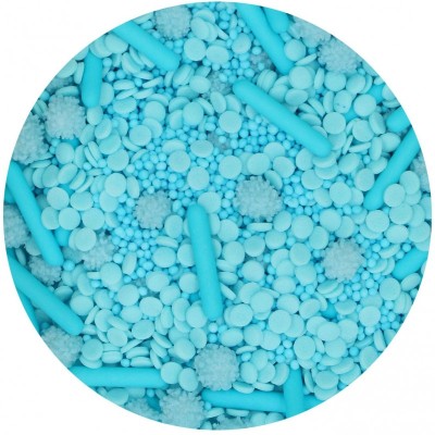 Κας Κας Sprinkles Mix Γαλάζιο 70g Funcakes