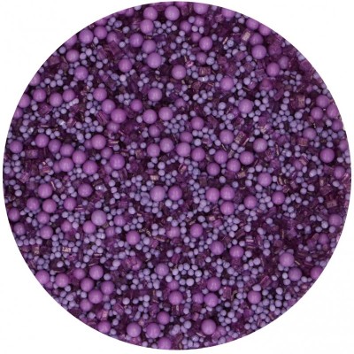 Κας Κας Sprinkles Mix Μωβ 70g Funcakes