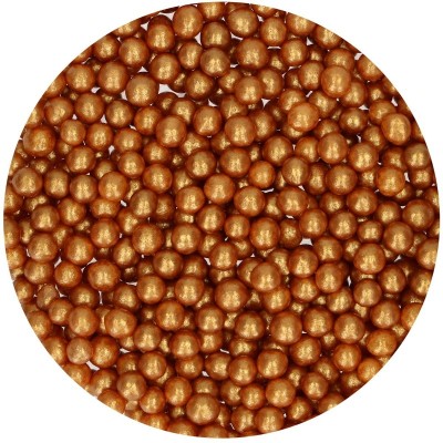 Βρώσιμες Πέρλες Soft Xρυσές 60g Funcakes