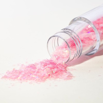 Βρώσιμο Ροζ Ιριδίζον Glitter σε νιφάδες 3g PME