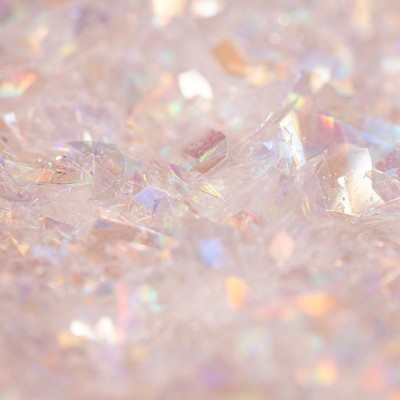 Βρώσιμο Λευκό Ιριδίζον Glitter σε νιφάδες 3g PME