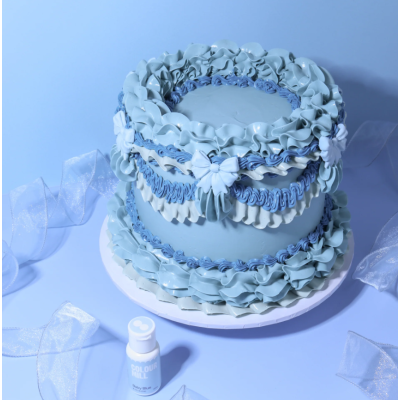 Χρώμα Σοκολάτας Γαλάζιο (Baby Blue) 100ml Colour Mill