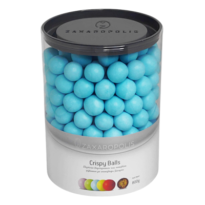 Κουφέτα Crispies Ματ Γαλάζιο 800gr