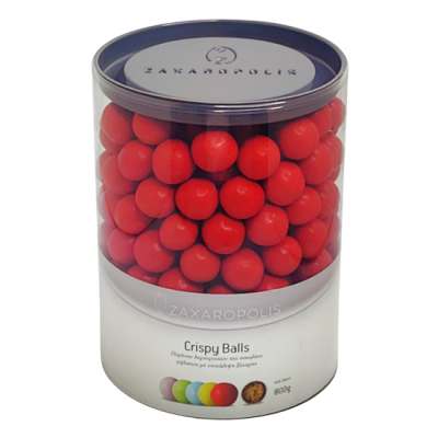 Κουφέτα Crispies Ματ Κόκκινο 800gr