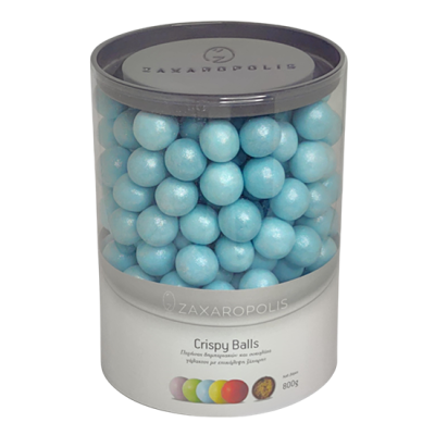 Κουφέτα Crispies Περλέ Γαλάζιο 800gr