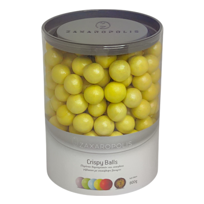 Κουφέτα Crispies Περλέ Κίτρινο 800gr