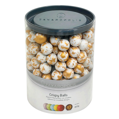 Κουφέτα Crispies Μάρμαρο Ροζ Χρυσό 800gr