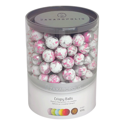 Κουφέτα Crispies Μάρμαρο Ροζ 800gr