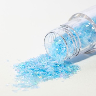 Bρώσιμο Γαλάζιο Ιριδίζον Glitter σε νιφάδες 3g PME