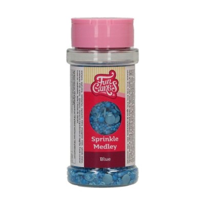 Κας Κας Sprinkles Mix Μπλε 70g Funcakes