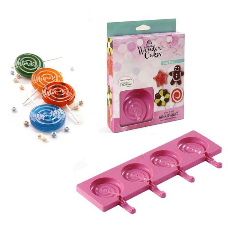 Φόρμα Σιλικόνης Lolli Pop 4 θέσεων Φόρμα Σιλικόνης Lolli Pop 4 θέσεων