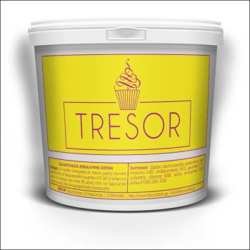 Πάστα ζάχαρης κίτρινη 250gr. Tresor