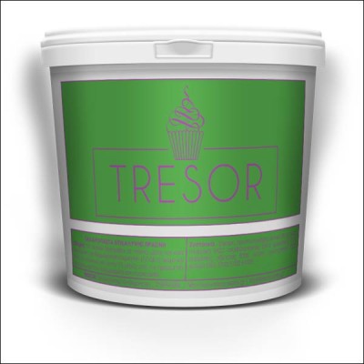 Πάστα ζάχαρης πράσινη 1kg. Tresor