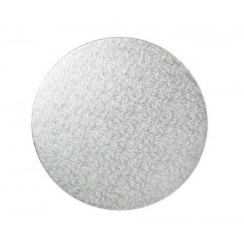 Δίσκος Στρογγυλός 0.3cm Ασημί - 25cm