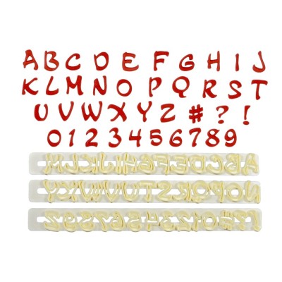 Κουπάτ Tappit Γράμματα λατινικού αλφαβήτου & Αριθμοί Magical   x3 22mm
