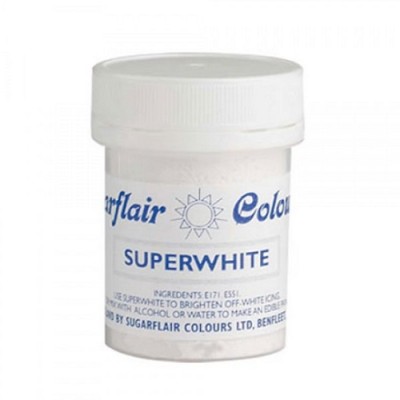 Σκόνη Χρώμα Sugarflair Λευκό (Διοξείδιο Τιτανίου)  20g