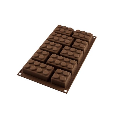 Φόρμα Σιλικόνης Τουβλάκια Lego 10Θ 90x45x28mm