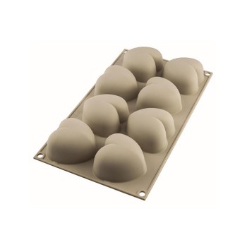 Ταψί Σιλικόνης 3D Καρδιές Μίνι (8 Θέσεων)  63x65x38mm