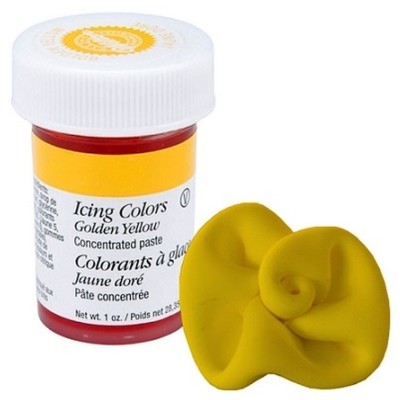 Χρώμα Ζαχαροπλαστικής Wilton Icing Colours σε Πάστα Κίτρινο Έντονο 28g