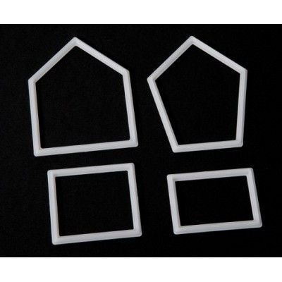 Σετ 4 κουπάτ σπιτάκια