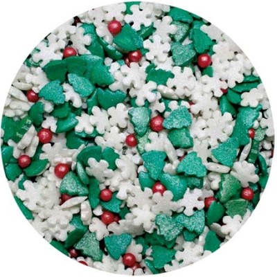 Κας κας Sprinklicious Χριστουγεννιάτικο sprinkle mix 50γρ. E171 Free
