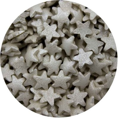 Κας κας Sprinklicious mini ασημένια αστεράκια 50γρ. 8χιλ