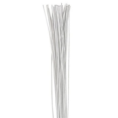 Σύρμα Για Λουλούδια No18 Λευκό x50 - 40cm